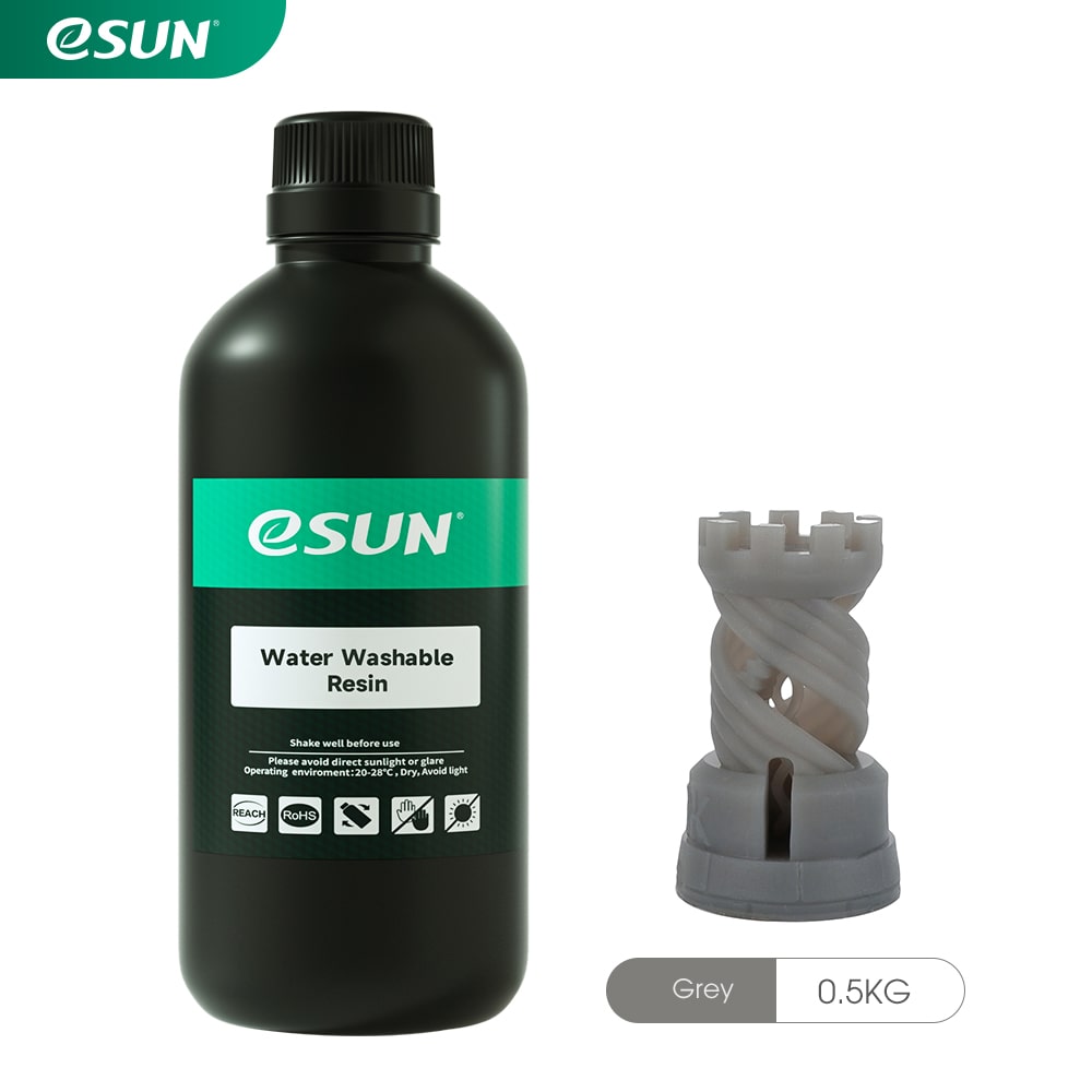 Фото Фотополимер eSUN Water Washable (водовымываемая), 500г