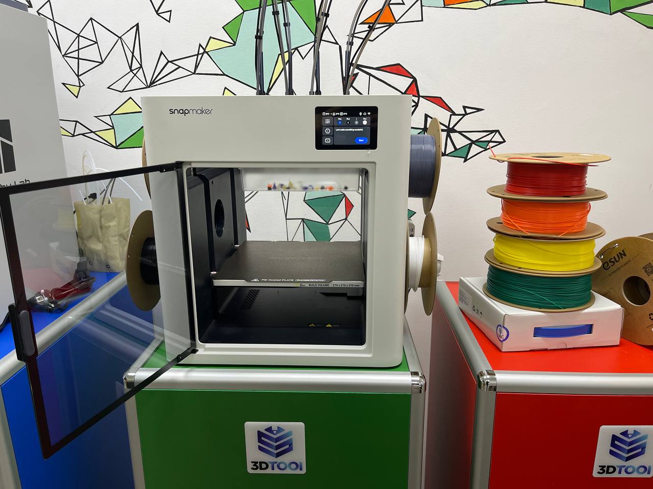Фото Цветной 3D принтер Snapmaker U1 (4 экструдера) (Аванс 100%)