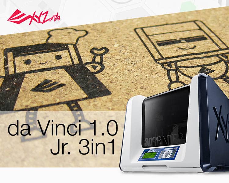 Фото 3D принтер XYZPrinting da Vinci Junior 3in1 (XYZ)