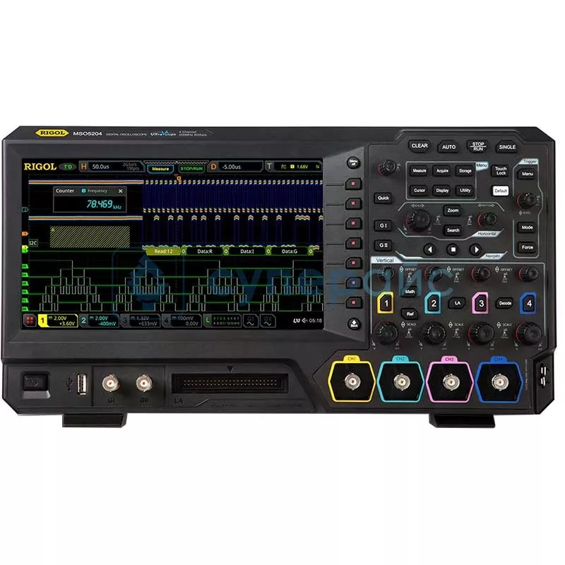 картинка Цифровой осциллограф Rigol MSO5204 (4 канала, 200 МГц) (с НДС 20%) Интернет-магазин «3DTool»