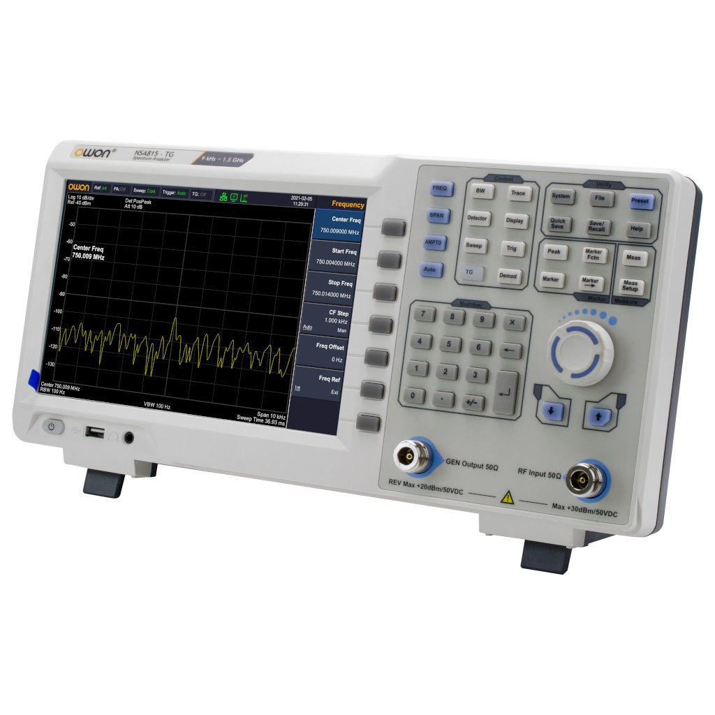 Фото Анализатор спектра со следящим генератором OWON XSA815-TG