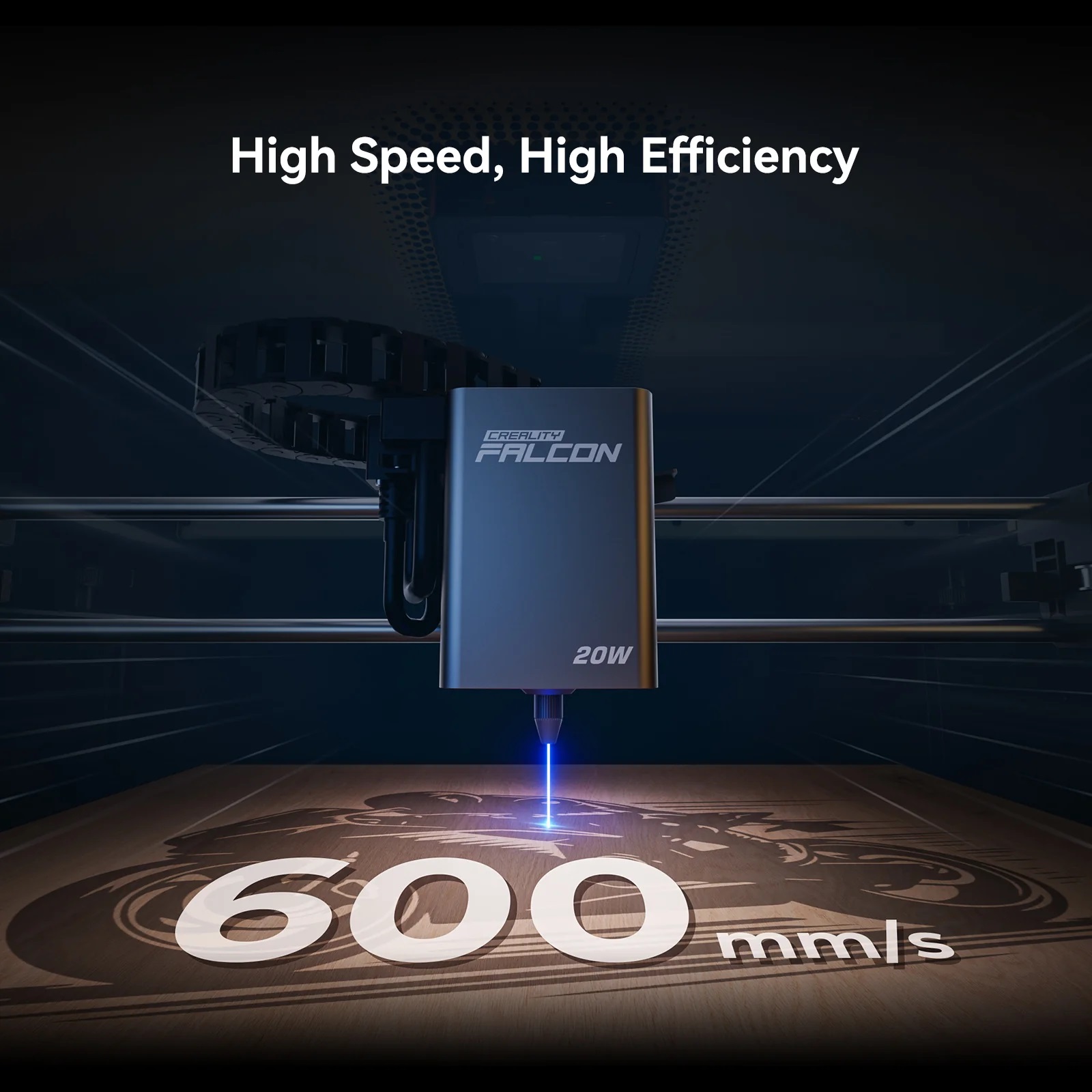 Фото Настольный лазерный гравер Creality Falcon A1 Pro 20W