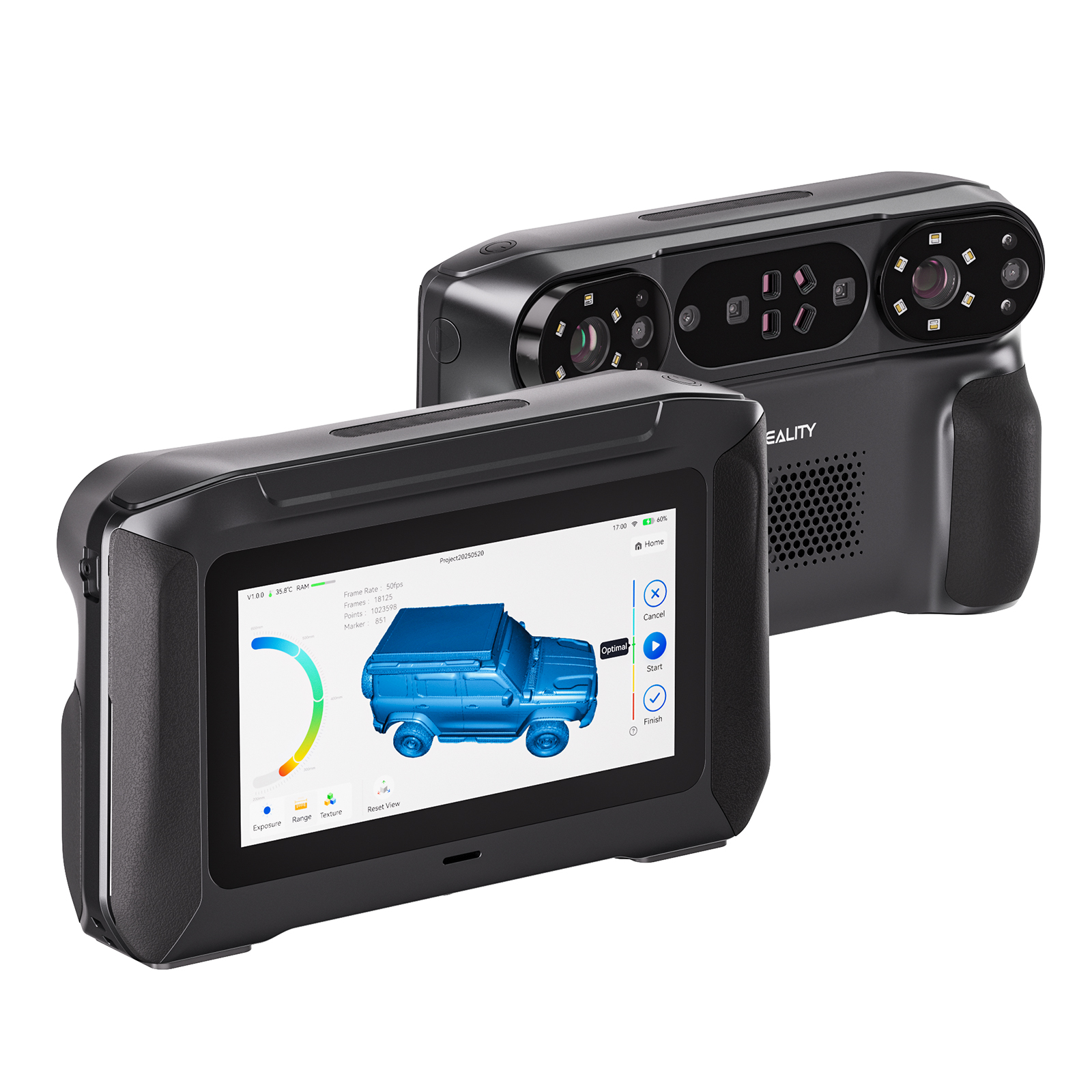 Фото Лазерный 3D сканер Creality Sermoon P1 (Беспроводной)